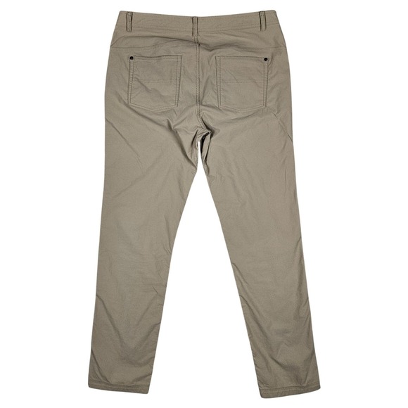 Western Rise AT Pants Men's 35 Beige Nylon Hiking Chino Golf Performance Stretch - Picture 4 of 7